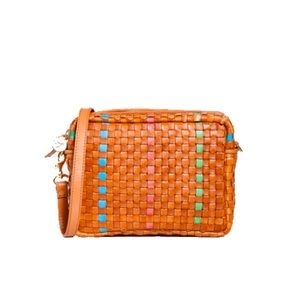 Clare V woven Midi crossbody bag